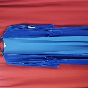 LuLaRoe Sarah Style Cardigan/Duster with pockets Sz Medium